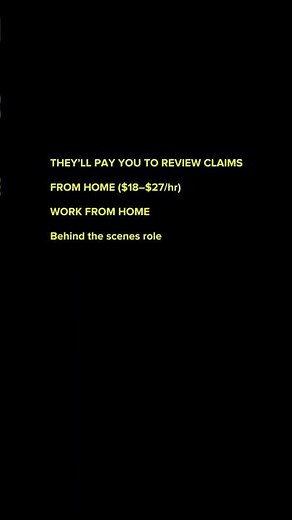 Get Paid to Process Claims ($18–$27/hr) | Claims Intake Specialist II (Work From Home)