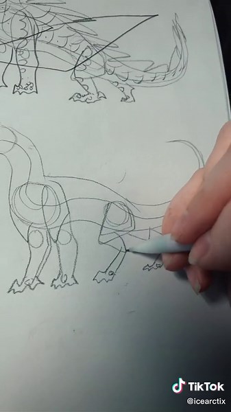 Dibujo de Sandwings en Wings of Fire