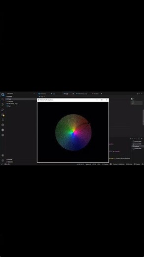 Coding se Flower Kaise Banaye? | Python Turtle Graphics Tutorial#coding #shorts