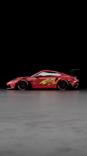Porsche Mcqueen GT3RS ❤️ #porsche #porsche911 #gt3 #porsche992 #porsche911turbo #911 #911turbo #gt3rs #mcqueen #lightingmcqueen #kachow