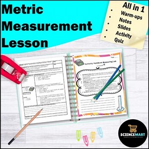 Metric Measurement and Density Notes, Slides and Activity Guided Reading Lesson