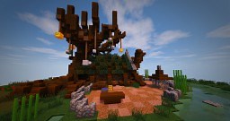 Wood Elven Witch Hut Tutorial Minecraft Map