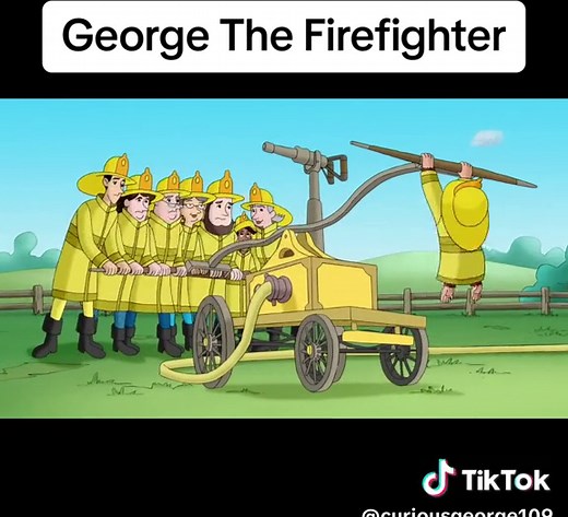Curious George The Firefighter #curiousgeorge #curiousgeorge109 #cartoon #cartoons #euanmarshallemcartoons #anime #funnycartoons #fyp #foryou #euan #euanmarshallem #euanmarshall #marshall #tiktok