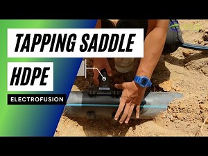 HDPE Electrofusion on Tapping Saddle