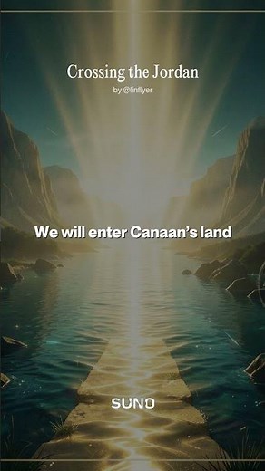 🎸Original Christian Worship Rock “Crossing the Jordan” | Lyrics by human, arranged and sang by SUNO