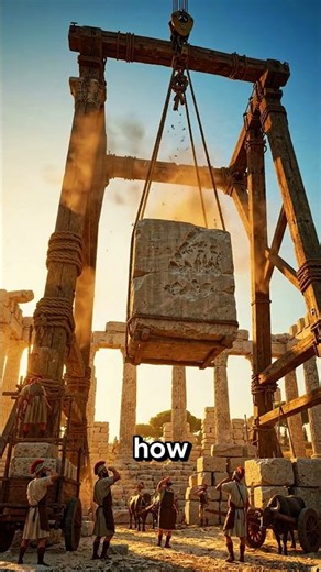 How Did Roman Cranes Lift 4-Ton Stones Without Engines