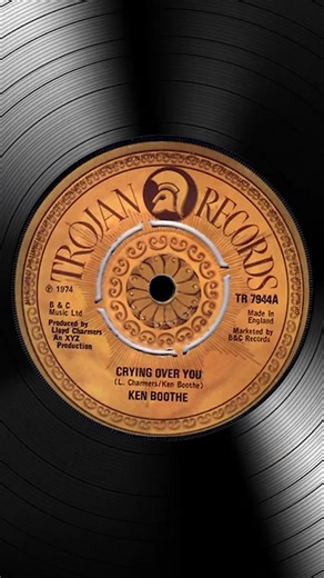 Take a moment to enjoy Ken Boothe's 'Crying Over You,' a gem from January 1974. 🎶 | Trojan Records