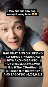 May ana ana daw pag nasagot ko ng tama 😍😁 #fypreelsシ゚viralシ #viralreelschallenge #trendingreel #goodvibesonly #fyp #funnyquotes #everyone #trendingpost #trendingsong #trendingnow #highlights2025 | Rod Buban