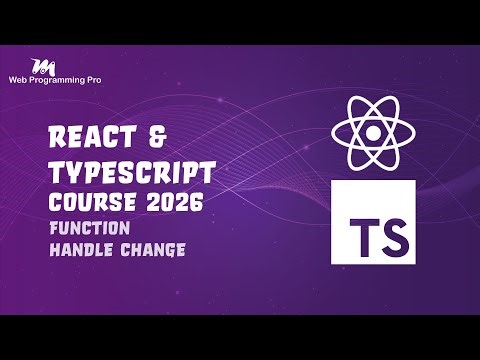 #037 - Tutorial React & TypeScript - Function Handle Change