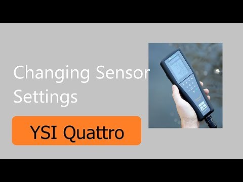 YSI Sensor setup on the Pro Quattro and Pro Plus