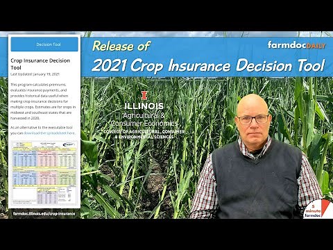 Release of the 2021 Crop Insurance Decision Tool