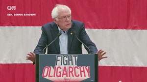 Bernie Sanders reacts to US strikes on Iran during speech