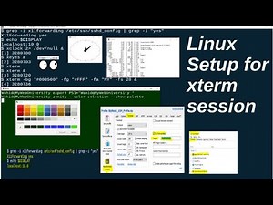Linux Setup for xterm session