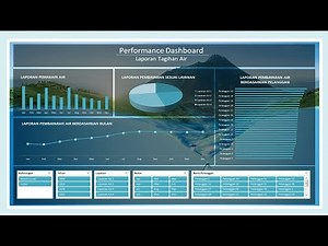 LAPORAN PEMBAYARAN AIR | EXCEL DASHBOARD