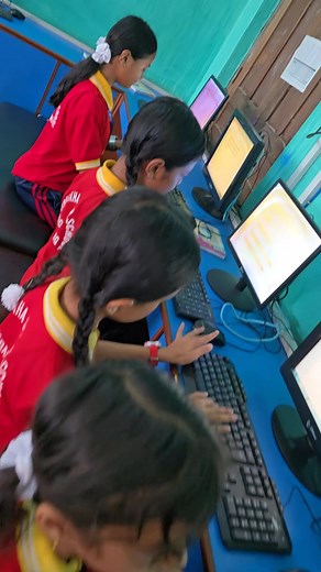 🥰🥰🥰#computer_lab🖥️ visit #foryoupage #primarylevel #ourschoolourpride🤗❤️❤️ #deepshikhaschoolghorahidang