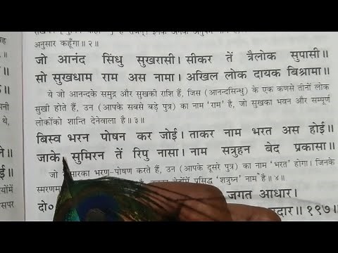 Vishav Bharan Posan Kar Joi। Takar Nam Bharat As Hoi।। Balkand Ramayan ।। Anil Mishra, Mistar