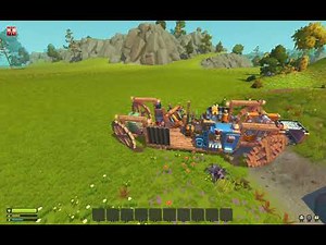 Scrap Mechanic Survival - Mobil Base Test Without Fuel useage.
