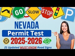 Nevada DMV Permit Practice Test 2026 (21 Road Signs You NEED To Know)