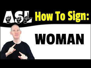 How To Sign WOMAN in ASL | American Sign Language Lessons | ASL Basic Signs For Beginners