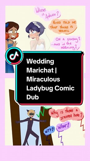 Wedding Marichat | Miraculous Ladybug Comic Dub #miraculousladybug #miraculous #ladybug #chatnoir #comicdub #gaocomic