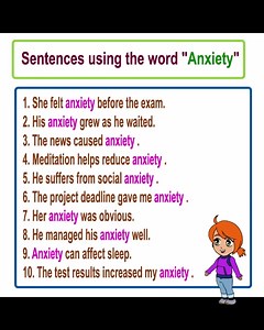 2.2K views · 33 reactions | Learn English sentences using the word "Anxiety" | English Learning | Facebook