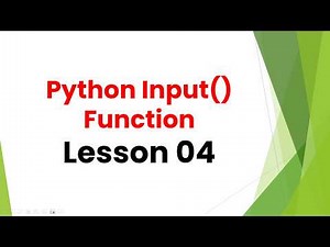 Python Input() Function Explained | Beginner Tutorial