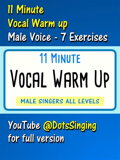 Essential Vocal Warm-Up for Male Singers