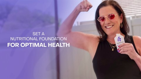 Healthycell Bioactive Daily Liquid Multivitamin for Men & Women – 20+ Essential Vitamins, Minerals & Antioxidants for Brain, Heart, Immune Support, Skin & Hair Support - 14 Gel Packs