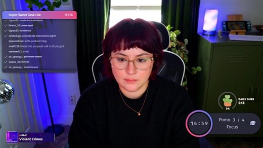 Tuesday Body Doubling ✨ Cozy Work Space 🍵🎧[40/10]