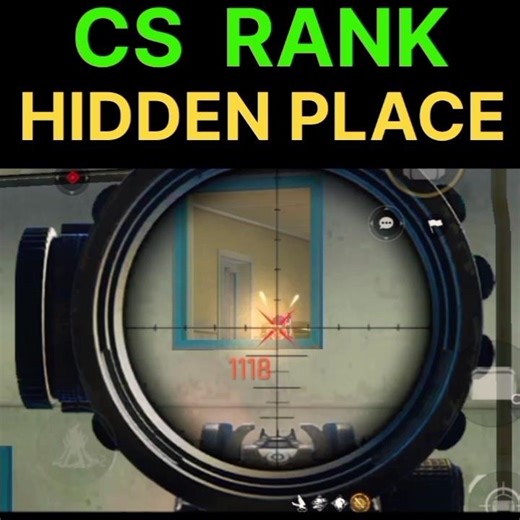 Cs Rank Hidden place😱 guys please support#shorts #viral #gaming #freefire #tricks #tips #subscribe