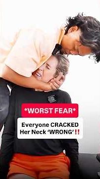 Are you SCARED of getting your Neck Cracked⁉️😳 #chiropractic #backpain #neckpain #trending