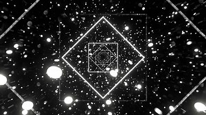 Download White Neon Particles Area Background VJ Loop in 4K for free