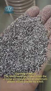 Pharmaceutical Blister Recycling Machine: How It Works?#shortsvideo