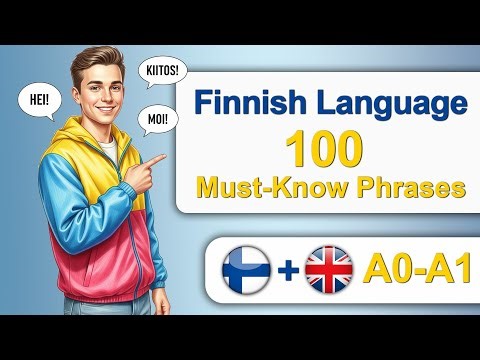 🇬🇧 Learn Finnish by Listening | 100 Everyday Phrases | A1 Level