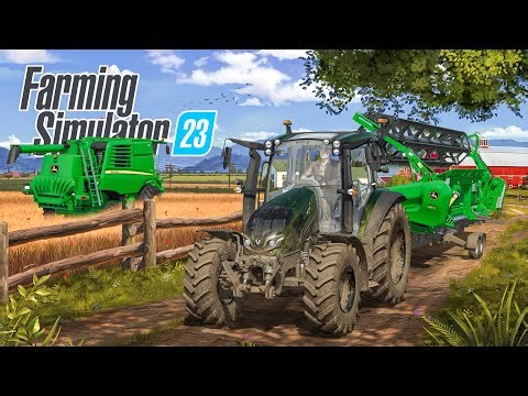 Small Tractor Big Header Delivered In Fs23 | Fs23 Gameplay | Timelapse |