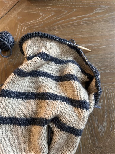 Snow storm projects! As long as we don’t lose power it’ll be fine lol #knitok #knitting #knitted #crochet