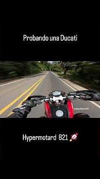 Testing Ducati Hypermotard 821 🔥 #costarica #bikelife #motos #Ducati