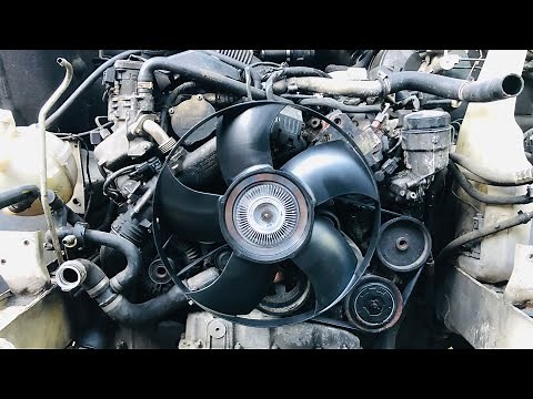 How to remove and replace fan clutch on 2008 Mercedes Dodge Sprinter NCV3