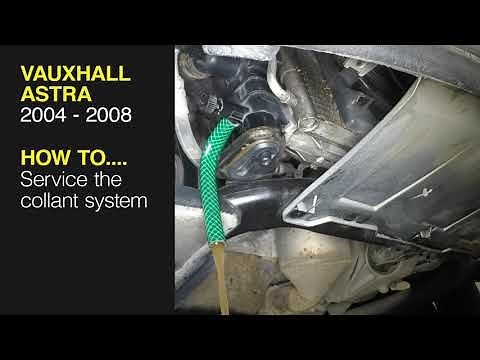 Vauxhall Astra (2004 - 2008) Diesel - Service the cooling system
