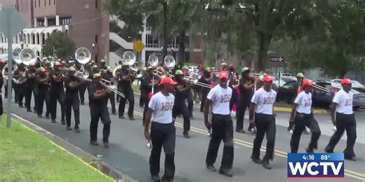 Over 400 participate in annual FAMU Marching 100 summer band camp parade