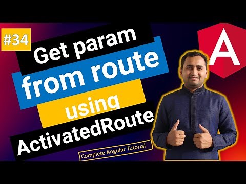 Get Parameters value from route using ActivatedRoutes | Angular Tutorial