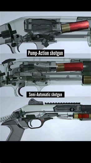 Pump vs Semi-Auto #shotgun #shorts
