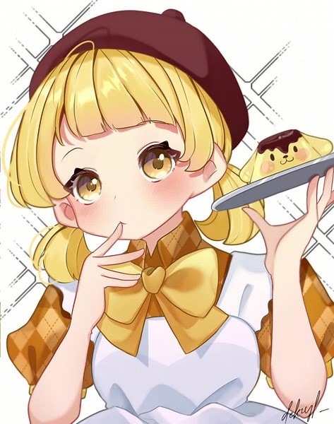 Pompompurin Anime Fanart Drawing