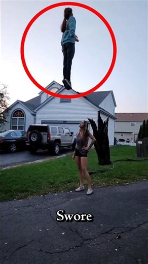 Real or Trick? The Floating Girl‼️ (@horrorprops)