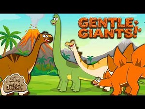 Herbivorous Dinosaurs: The Gentle Giants | Dinosaur Cartoon For Kids | Educational Videos For Kids