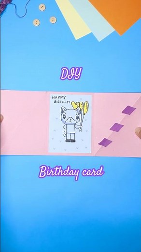 Cute DIY birthday card! 💖✨
