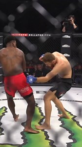 Listen to this KO in the cage! #KO #MMA | Bellator MMA
