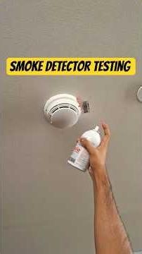 Smoke detector test in Simplex 4100es fire alarm panel testing