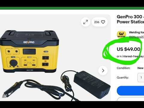 Cheapest!? Small Solar Power Station UNDER $50 300watt