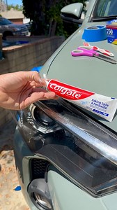 996K views · 4.9K reactions | Only way I clean a headlight Jeff uses toothpaste and other items to clean and restore his truck headlight to new. See this amazing before and after truck headlight transformation. This original video was produced by Network Media, LLC and Liz & Jeff. | Liz & Jeff | Facebook